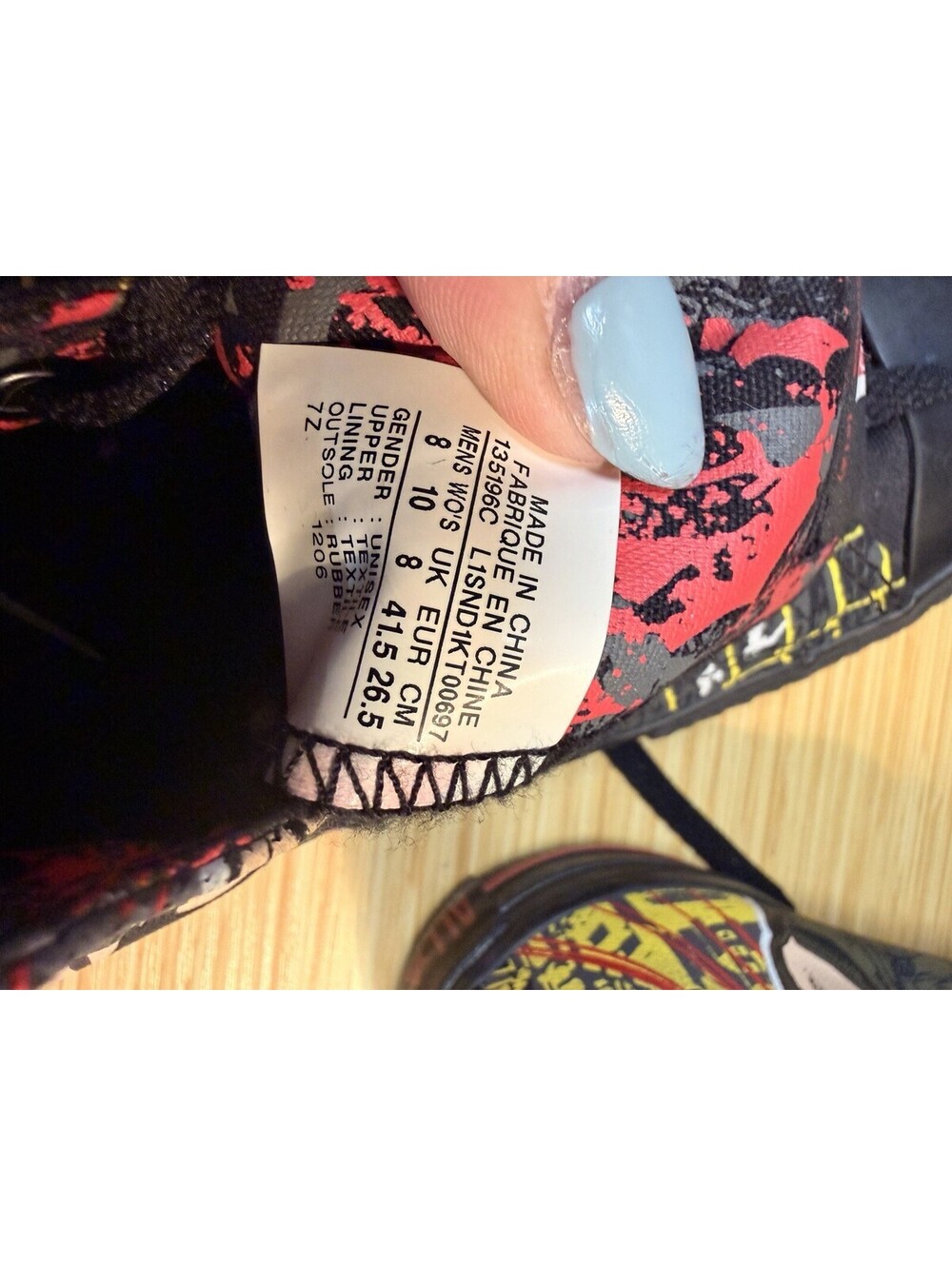 Converse All Star Chuck Taylor's The Dark Knight Rises Bane Men 8 Women 10 Shoe - Picture 10 of 16